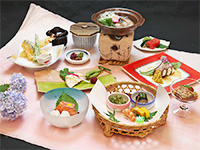 夏の「花会席」